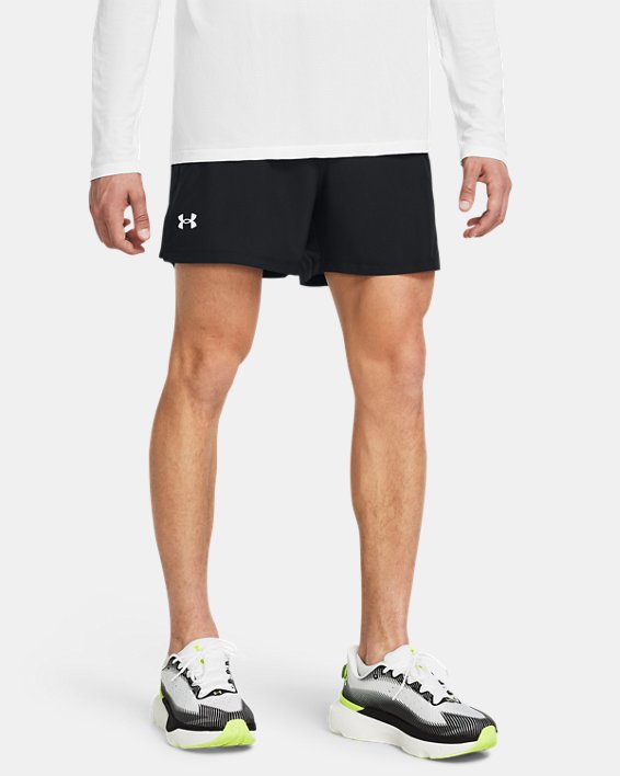 Men's UA Launch 5" Shorts in Black image number 0
